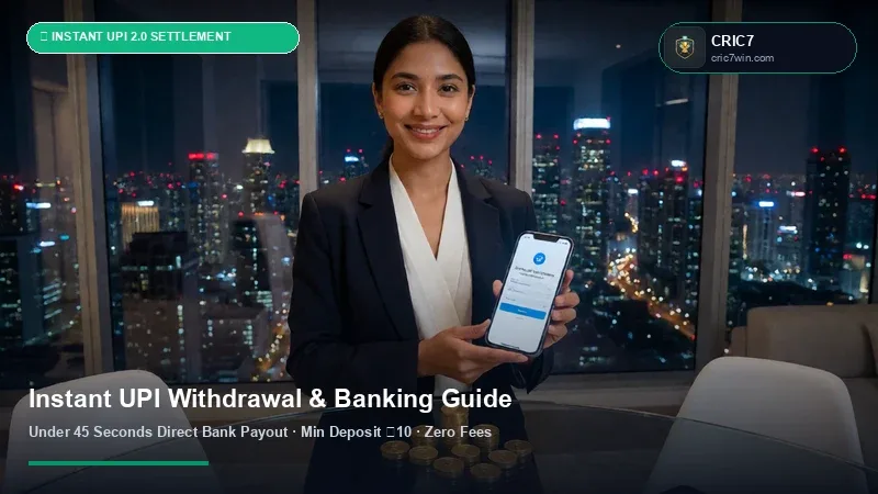 Cric7 Instant UPI Withdrawal & ₹20 INR Deposit Tutorial